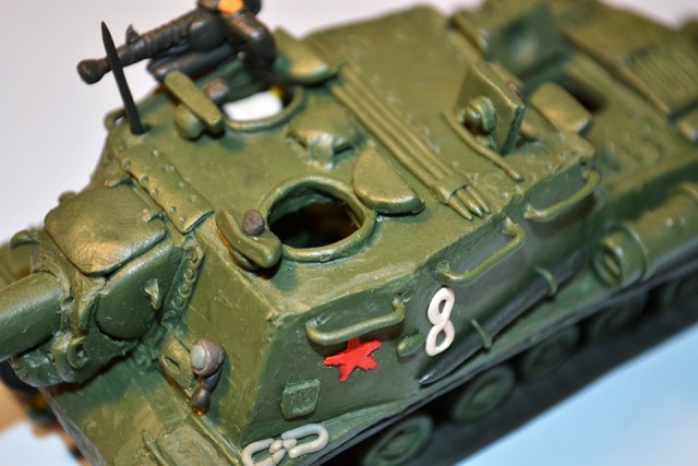 Вспоминаем "Зверобоя" ИСУ-152. Модель из пластилина с полным интерьером внутри.