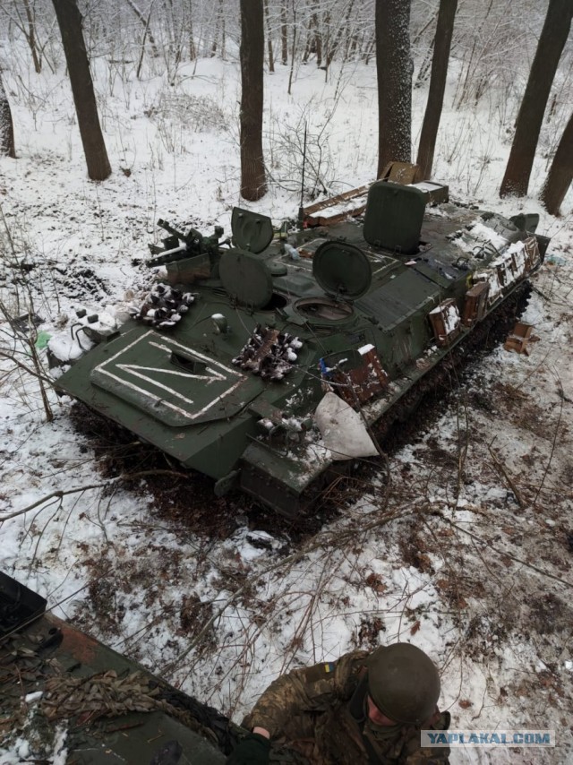 Якобы под Херсоном уничтожена колонна российской техники