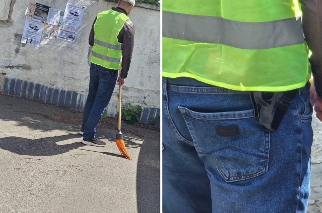 Безопасность на параде Победы обеспечивали все службы...