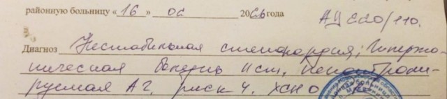 Грусти больничной пост