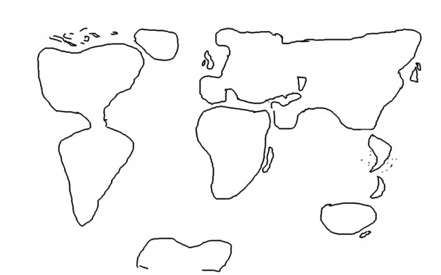 Карта мира по памяти