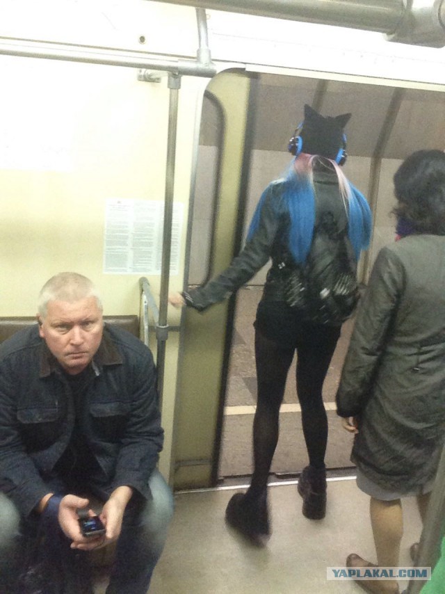 Модники из российского метрополитена