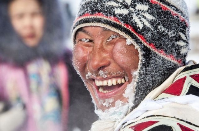 Якутский рынок при -45°C