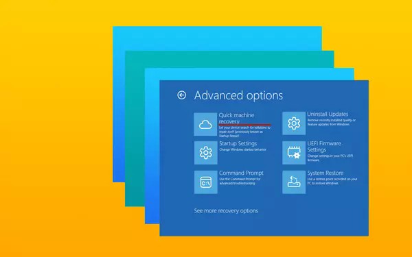 В Windows 11 появилась функция быстрого восстановления после сбоев
