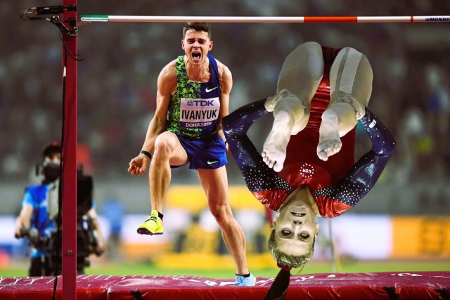 Фотожаба Гимнасточка