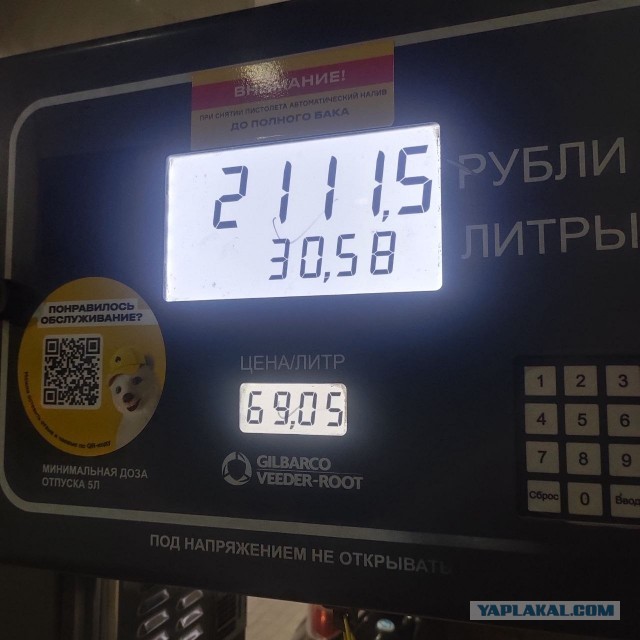 Симферополь. Вот по какой цене я сегодня заправился...