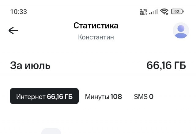 Россияне стали меньше сидеть в мобильном интернете