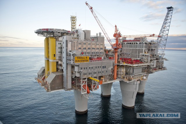 Газодобывающая платформа "Тролль"