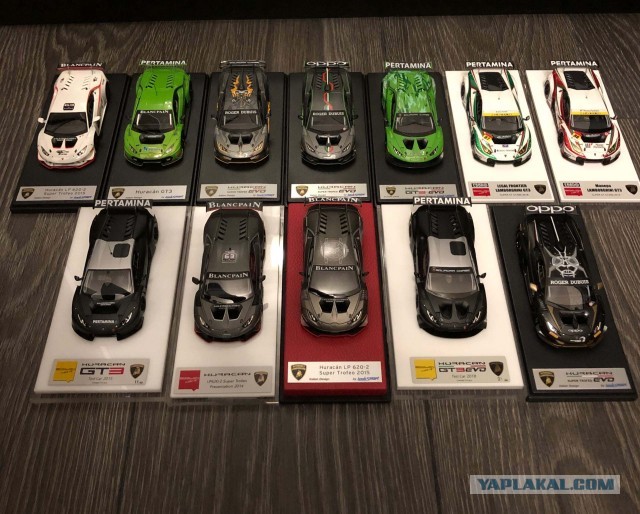 Lamborghini Miura / Ford GT в 43 масштабе