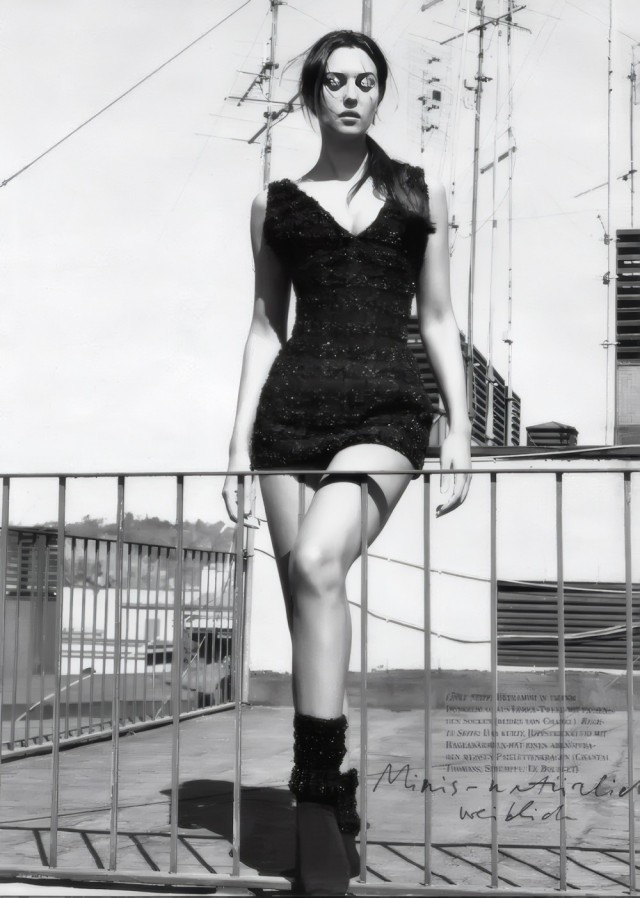 Monica Anna Maria Bellucci для Harper’s Bazaar España.