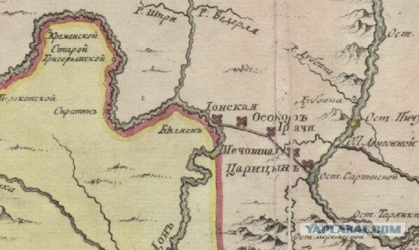Волго-Донской в начале XVIII века