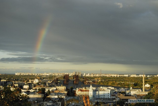 Радуга от пламени свечи