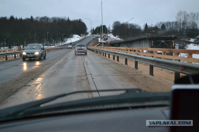 Обрушился мост в Архангельской области