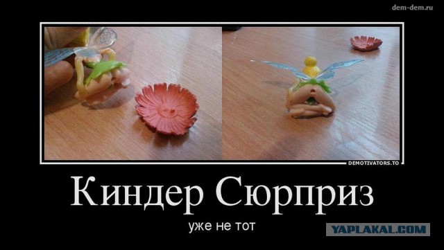 Киндер, мать его, сюрприз нашего производства!