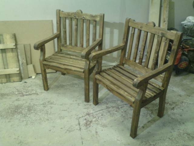 Садовая скамейка. Дебют