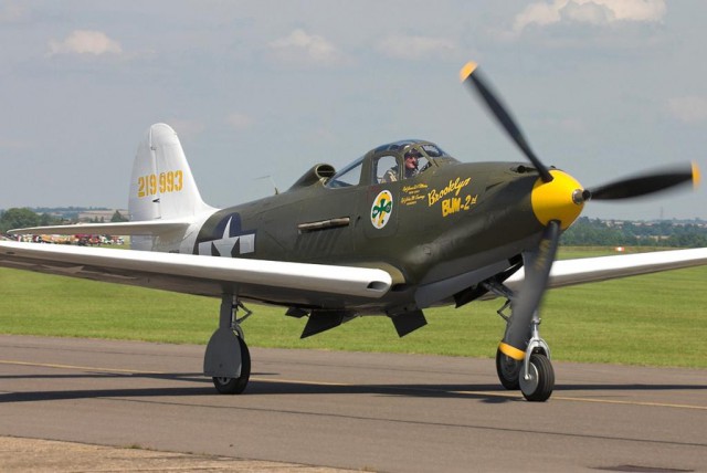 Покрышкин Александр Иванович и его истребитель Bell P-39 Airacobra