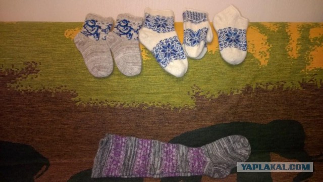 Шикарные носки из ангорки - отличный подарок!