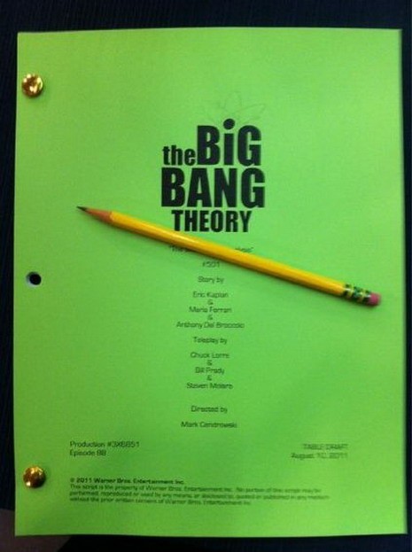 За кадром THE BIG BANG THEORY