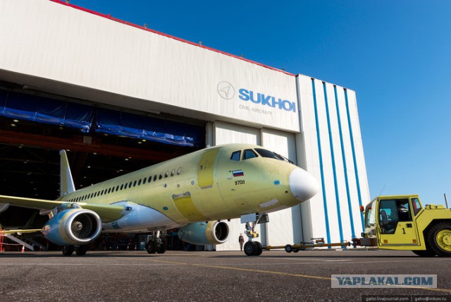 Производство самолетов Sukhoi Superjet 100