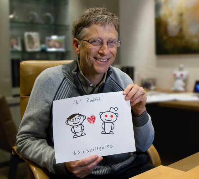 Билли Гейтс очень толсто троллит