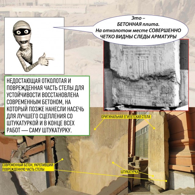 Бетон египетских пирамид