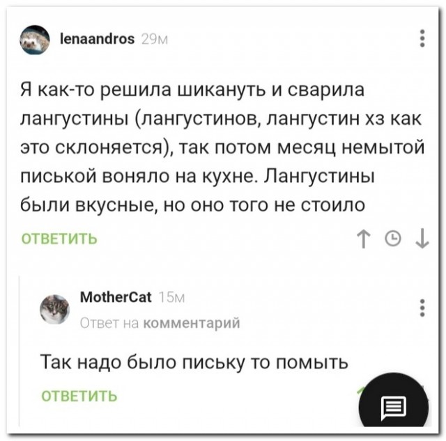 Забавные комментарии из социальных сетей 26.04.21
