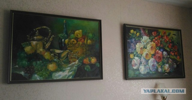 Стандартный набор - Водка, Рыбка, Беломор. Моя живопись.