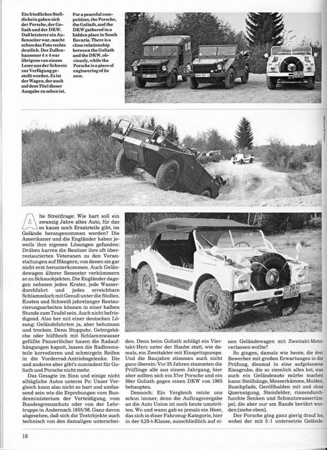 1955 Porsche Type 597 'Jagdwagen'. Автопятница №29