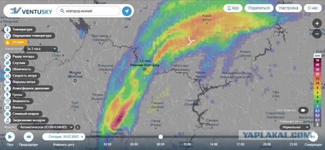 Небывалые ливни затопят Нижний Новгород и окрестности