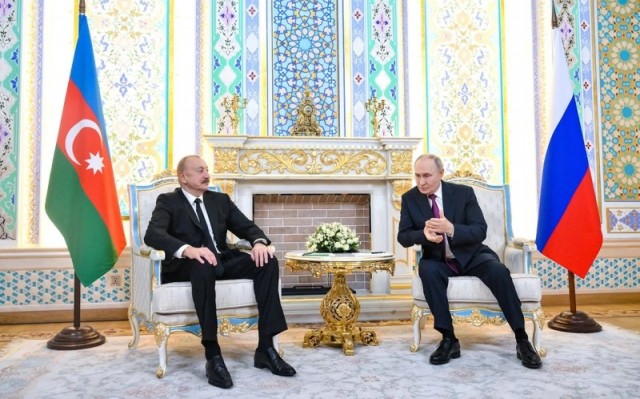 Переговоры Путина и Алиева