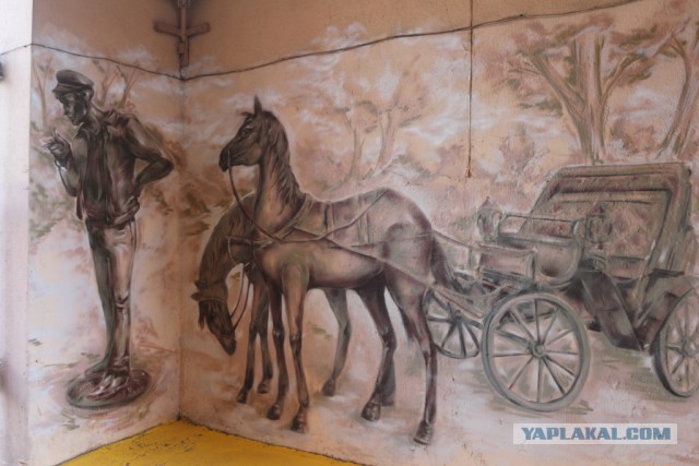 Прикольное уличное граффити