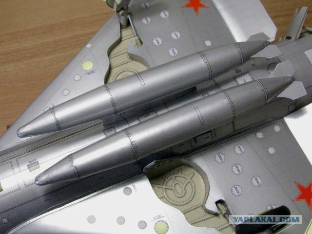 Су - 11. Модель самолета из бумаги