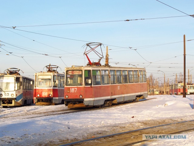 Трамвай в Воронеже*⁠⁠