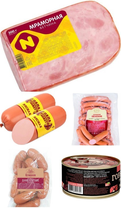 Антибиотики обнаружили в ветчине и колбасе «Останкино» и «Папа может»