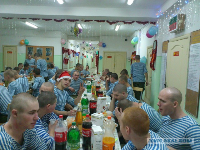 Новый Год в российской армии