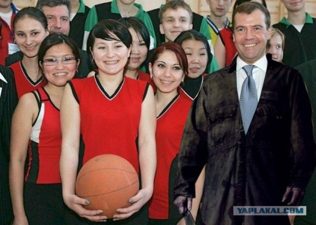 Фотожаба: Медведев и спорт