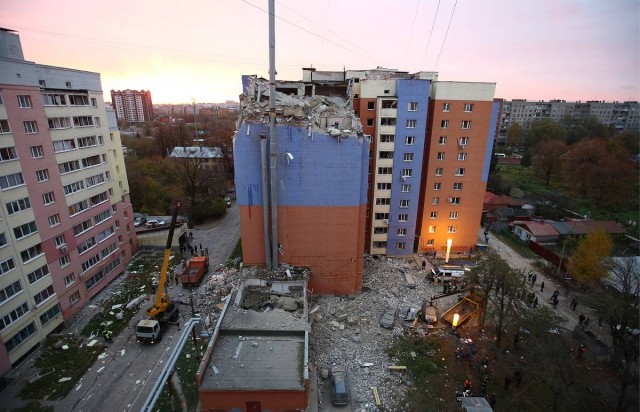 Взрыв прогремел в 5-этажном жилом доме в Николаевской области Украины