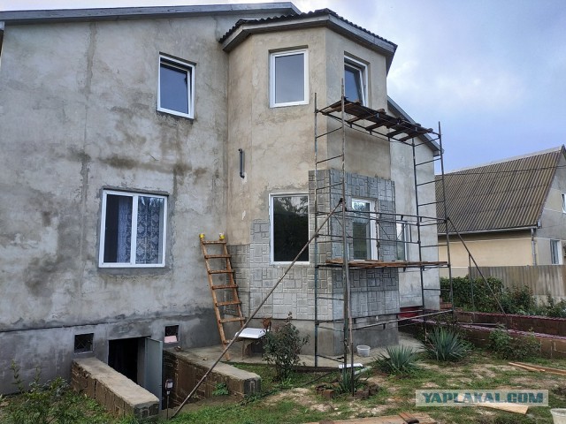 Фасадные работы или как я отгулял в очередном отпуске