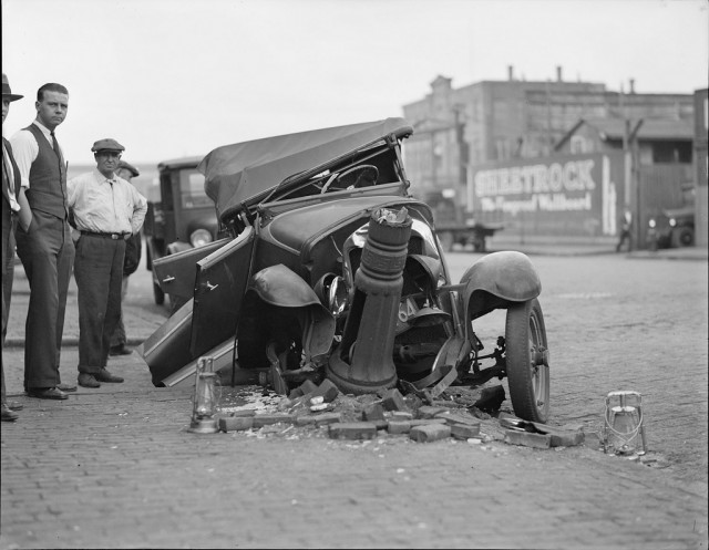 Трагичные и нелепые автомобильные аварии Бостона в 1930-х годах