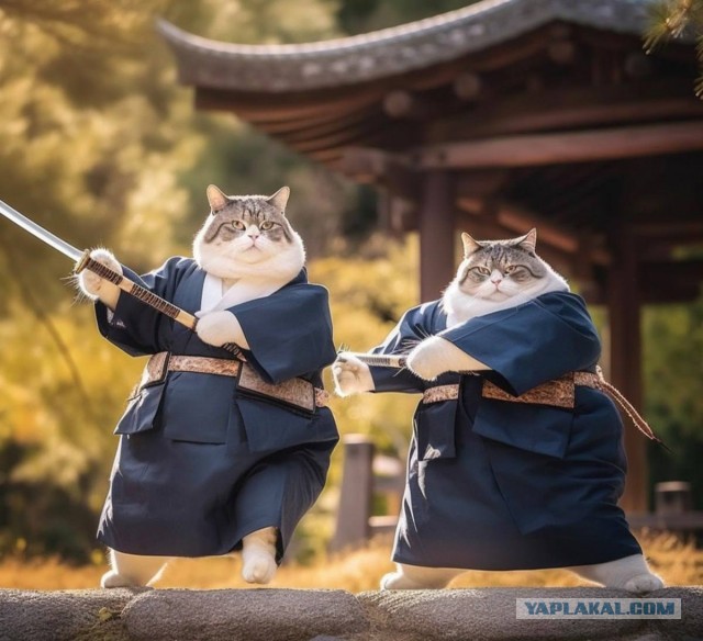 Коты-самураи