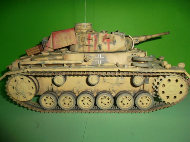 Pz.Kpfw.III Ausf.G - модель из бумаги