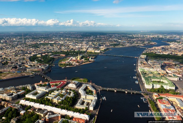 Санкт-Петербург с вертолета