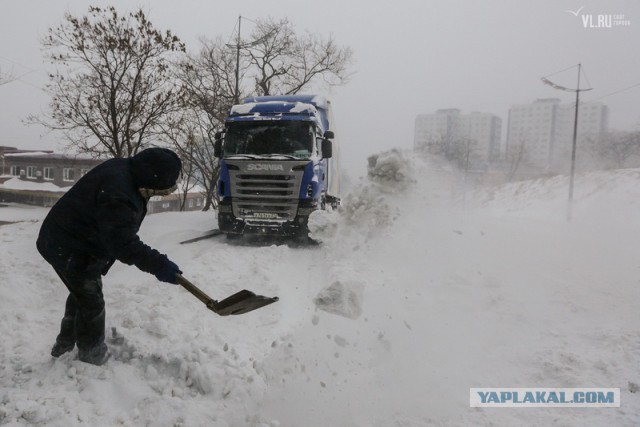 А во Владивостоке снова снежок
