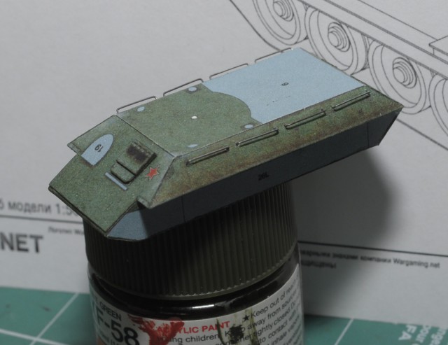 Сборка модели Т-34-76 обр. 1943 г. 1:100