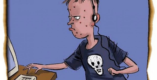 Неевклидовый любовный треугольник: все углы - тупые