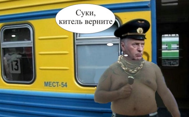 Фотожаба: Жириновский проводник