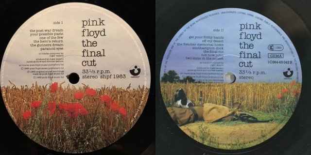 Музыка и музыканты: Pink Floyd - "The Final Cut"