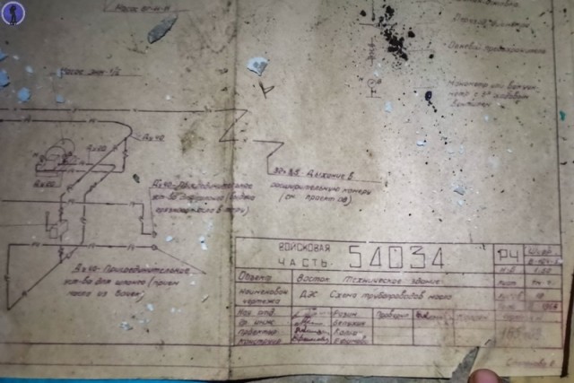 Подземный радиоцентр Главного Штаба ВМФ "Утёс": Бункер дизельной электростанции