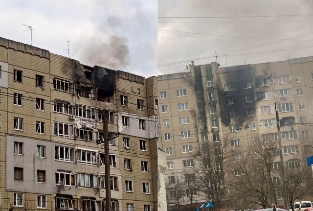 Мощные прилеты БПЛА зафиксированы в центре Львова