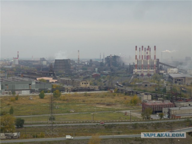 Челябинск с вертолёта